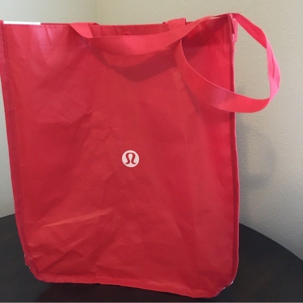 Lululemon Red Tote Bag 16x14